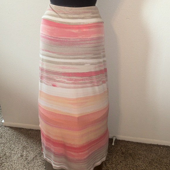 Cato Multi Colored Pull On Midi Skirt size 18/20 - Picture 5 of 7